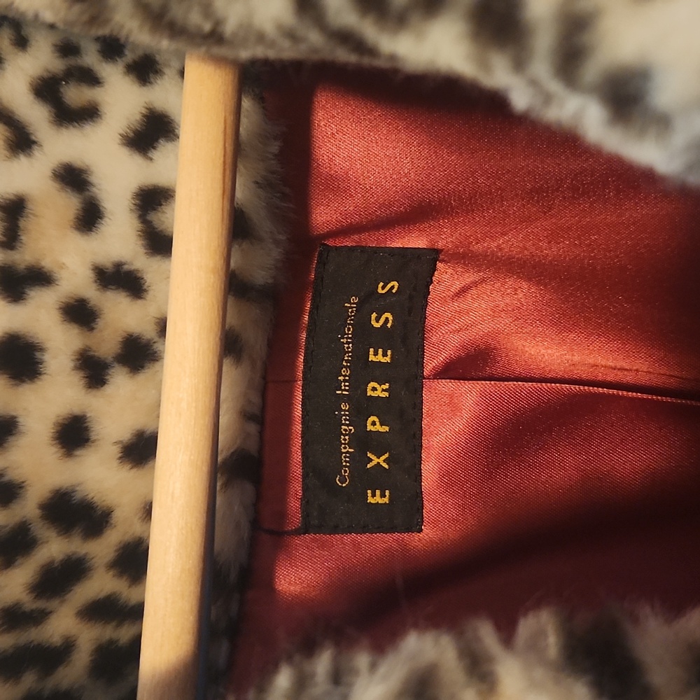 Vintage Compagnie Internationale Express Faux Fur Coat - Picture 2 of 9